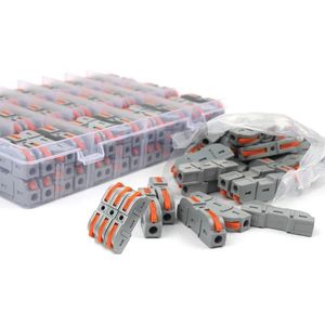 WiseGoods Premium Elektriciteit Kabel Connector Set - Elektriciteitskabel Kabelklem - Kabelklemmen - Accessoires Voor Kabels 34stk