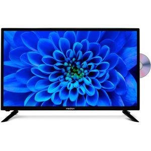 MEDION 80 cm (32 inch) HD TV (ingebouwde dvd-speler, Triple Tuner DVB-T2 DVB-C DVB-S2, 2 x HDMI, USB, koptelefoonaansluiting, AV in, Mediaspeler, CI+), MD 832001