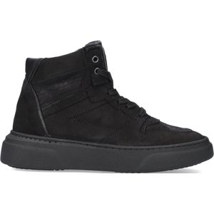 Wysh Lewis Hoge sneakers - Jongens - Zwart - Maat 35