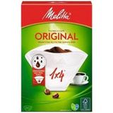Melitta Original 1x4 - Mandje - Wegwerp koffiefilter - Papier - 80 st(en) - Accessoires voor koffiezetapparaten
