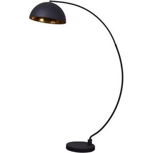 Avignon Industrieel Design - Booglamp Vloerlamp - Ø 45 - Goud Zwart