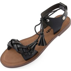 Women's Sandals Refresh Low Sandal In Eco-Leather Black 38