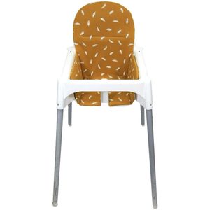 Wallabiezzz Stoelkussen voor IKEA Antilop Kinderstoel - Inleg kussen - Oker Geel