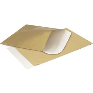 Fourniturenzakjes Goud - 10 x 16 cm - Kraft Papier - 100 stuks - Kadozakjes glanzend goud