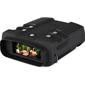 Nachtkijker - Verrekijker - Infrarood - LCD-Display - 3x Digitale Zoom - Oplaadbaar - 1080p HD - 64GB - Zwart