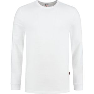 Tricorp 101015 T-Shirt Lange Mouw 60°C Wasbaar - Wit - XS