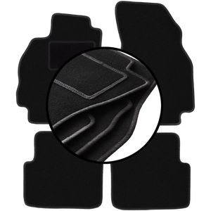 Complete set veloursmatten voor: Renault Megane II stationwagen, Grandtour (2002-2008)