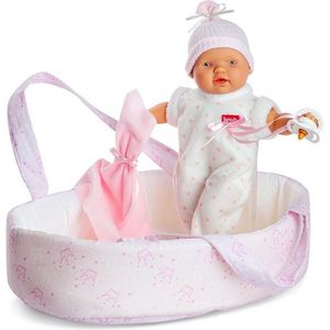 Berjuan Babypop Met Accessoires Junior 28 Cm Roze 6-delig
