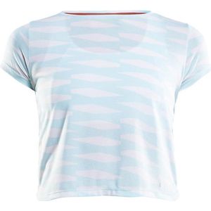 CRAFT Hardloopshirt Breakaway Short Tee - Sportshirt - Dames - P Trellis Heal