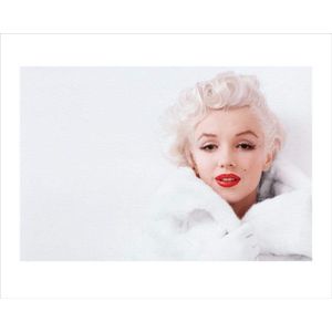 Kunstdruk Marilyn Monroe White 50x40cm