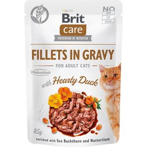 Brit Care Cat Fillet 85 g - Kattenvoer - Zalm