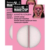 Fantasy Make-up Schmink sponsjes - 4x - rond