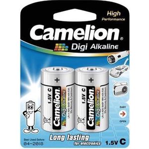 Camelion Digi Alkaline Baby C batterijen - 2 stuks