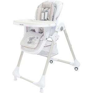 Baby Mix - Kinderstoel - Verstelbare Zitpositie - Afneembaar Eetblad - Veiligheidsgordel met Wielen - Comfortabel Design - Eetstoel - Babystoel - Peuterstoel - Meegroei Kinderstoel - Kinderenstoel