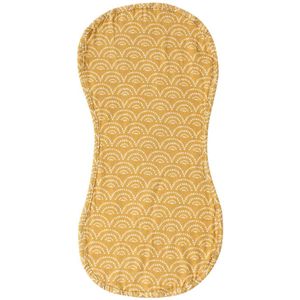 Baby Berliée - Spuugdoeken - Schouder spuugdoek - Beige - Geel met Waves