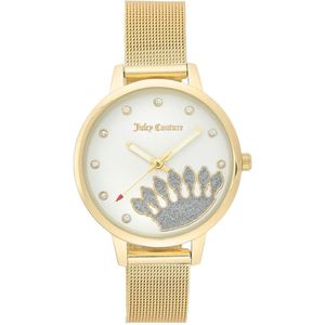 Juicy Couture Horloge vrouwen, dames, goudkleurig JC/1124WTGB