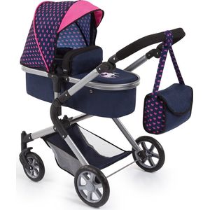 Bayer - Poppenwagen City Neo - Blauw en Roze (18154AA)