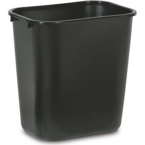 Afvalbak Rubbermaid recycling 26.6L zwart
