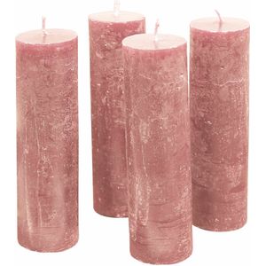 LOBERON Kaars set van 4 Muriel roze