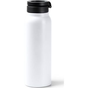 Dubbelwandige RVS Thermosfles. 750 ml kleur Wit Heydud 1787