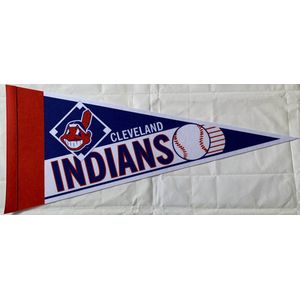 USArticlesEU - Cleveland Indians - MLB - Vaantje - Baseball - Honkbal - Sportvaantje - Pennant - Wimpel - Vlag - 31 x 72 cm - Vintage2