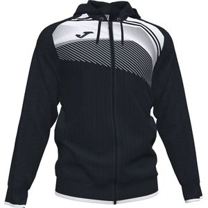 Joma Supernova II Jas Met Kap Heren - Zwart / Wit | Maat: L