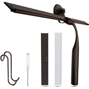 Wunset Superior Douchewisser Selectie: Met RVS, Siliconen en Rubberen Wissers, Waterwissers, Badkamerbenodigdheden, Douchecabine Wissers (35 cm, Brons)