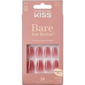 Kiss Plaknagels Bare But Better Nails - Kunstnagels - Plaknagels Zelfklevende - Nepnagels - Nude Nude