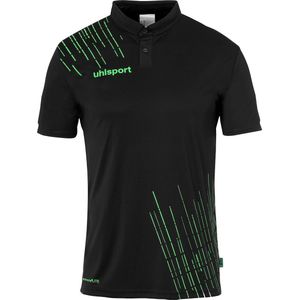 Uhlsport Score 26 Polo Heren - Zwart / Fluo Groen | Maat: 5XL