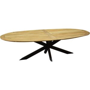 Mulia dining tuintafel 220x110xH76 cm ovaal