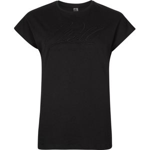 O'Neill T-Shirt Women SCRIPT Black Out - B Xs - Black Out - B 100% Katoen Round Neck