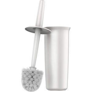 Toiletborstel met Houder - ""Witte Toiletborstelset met Handige Houder voor Efficiënte Badkamerreiniging. Een Essentiële Toevoeging aan je Schoonmaakarsenaal voor een Frisse en Hygiënische WC-ervaring.