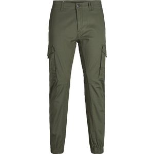 JACK&JONES PLUS JPSTPAUL JJFLAKE CARGO OLIVE N. NOOS PLS Heren Broek - Maat W42 X L34