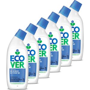 Ecover Wc reiniger Voordeelverpakking 6 x 750 ml - Verwijdert kalkaanslag - Zeebries & Salie Geur