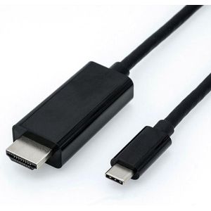 USB-C naar HDMI 4K 60Hz kabel / zwart - 1 meter