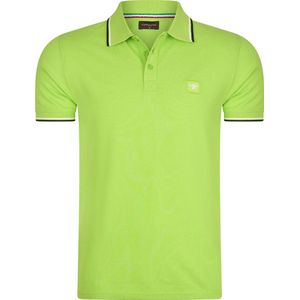 Cappuccino Italia - Heren Polo SS Polo Applique Pique - Groen - Maat L