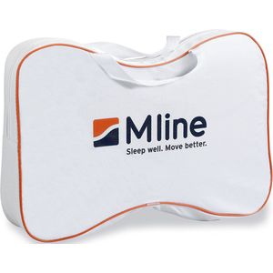 M line Athletic Pillow | Hoofdkussen | HeiQ allergen tech | Tegen rug- en nekklachten | Maximale ventilatie | Ergonomisch | Anti allergeen | Wasbaar op 60° |