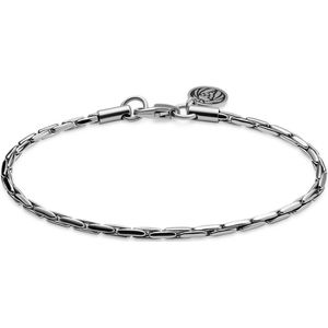 Lucleon - Heren - Roestvrij Staal Schakelarmband - Staal