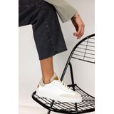 Shabbies Amsterdam Sneaker Bossa Oxford Gum Sole White - Maat 41