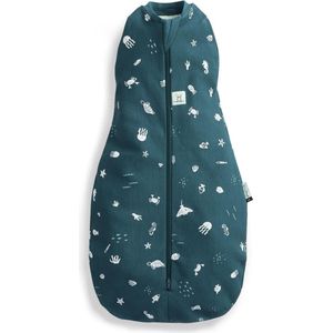 Ergopouch Cocoon inbaker slaapzak -1,0 Tog - Slaapzak Baby- Inbakerslaapzak - Slaapzakken - 3-6 md - Ocean
