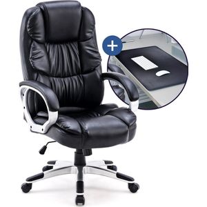 Ergonomische Bureaustoel - Bureaustoelen voor Volwassenen - Office Chair - Game Gaming Stoel - Bureau Stoel inclusief bureau onderlegger - Stane®
