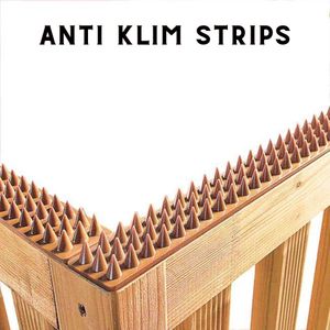 Anti Klim Strips - Strips tegen Klimmen - Dieren Afweer - Tegen Ongedierte - Duiven Pinnen - 10 stuks - Totaal 5 meter