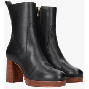 Tango Dames Nadine 10-D Black Leather Boots Black ZWART 38