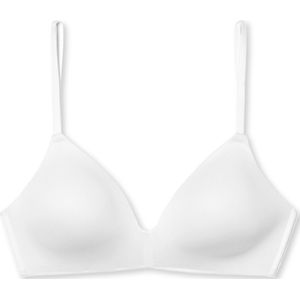 SCHIESSER Invisible Soft dames BH - voorgevormd zonder beugel - wit - Maat: 70C