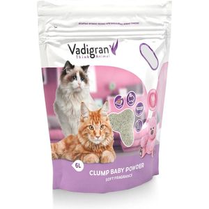 Cat litter clump babypowder 6KG