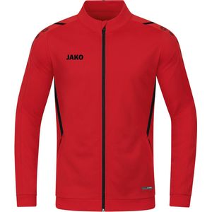 Jako - Polyester Jacket Challenge Kids - Donkerrood Trainingsjack-140