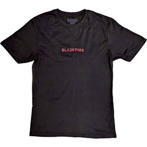 Blackpink - Pink Venom Group Photo Heren T-shirt - L - Zwart