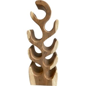 AnLi Style Wijnrek Suar hout 8 flessen - 70cm