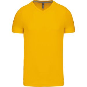 Kariban T-shirt V-hals korte mouwen K357 - Yellow - XXL