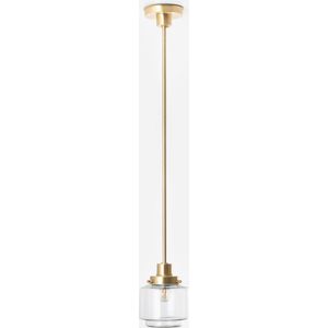 Art Deco Trade - Hanglamp Getrapte Cilinder Small Helder 20's Messing